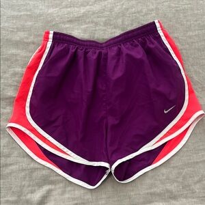 Nike Women's Purple and Pink Running Shorts